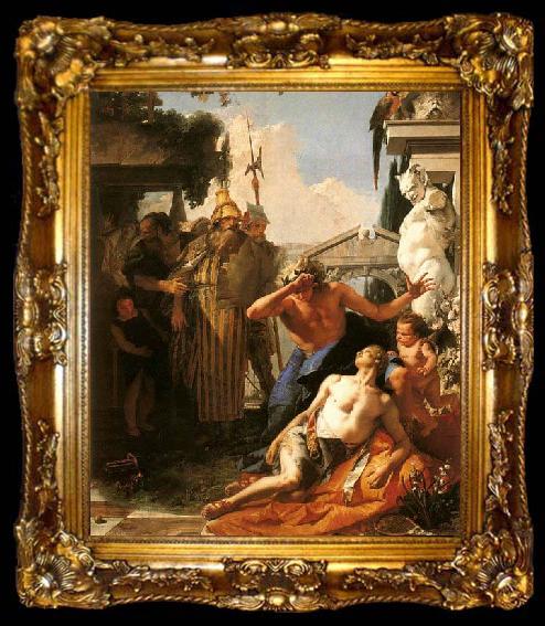 framed  Giovanni Battista Tiepolo The Death of Hyacinth, ta009-2